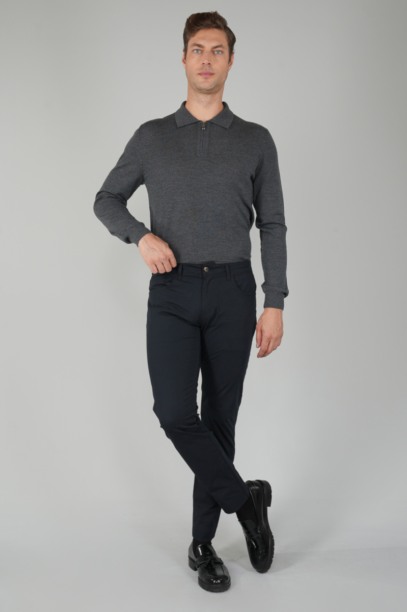 PNS 24109 - 5 Pocket Sports Trousers BLACK - 5