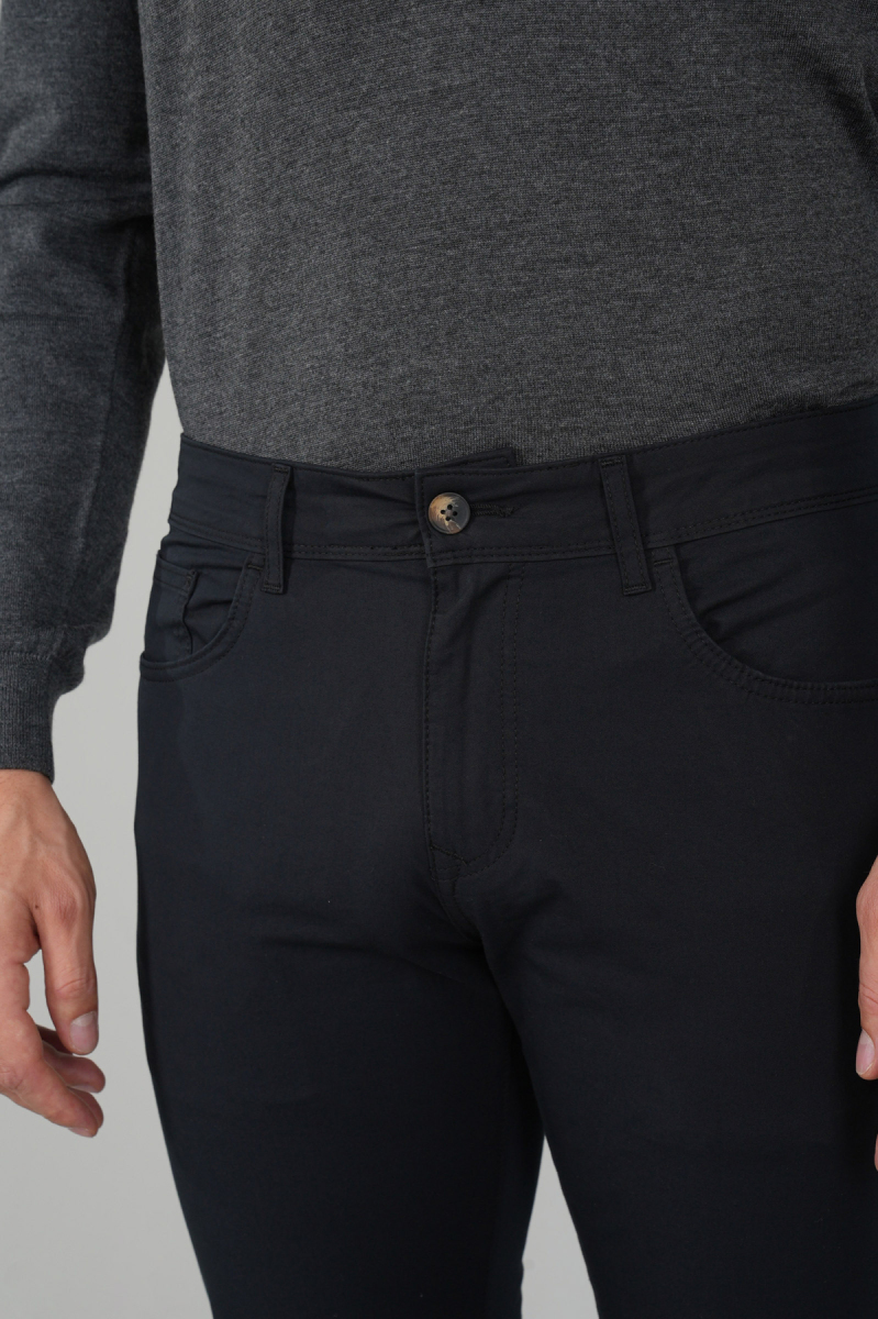 PNS 24109 - 5 Pocket Sports Trousers BLACK - 3