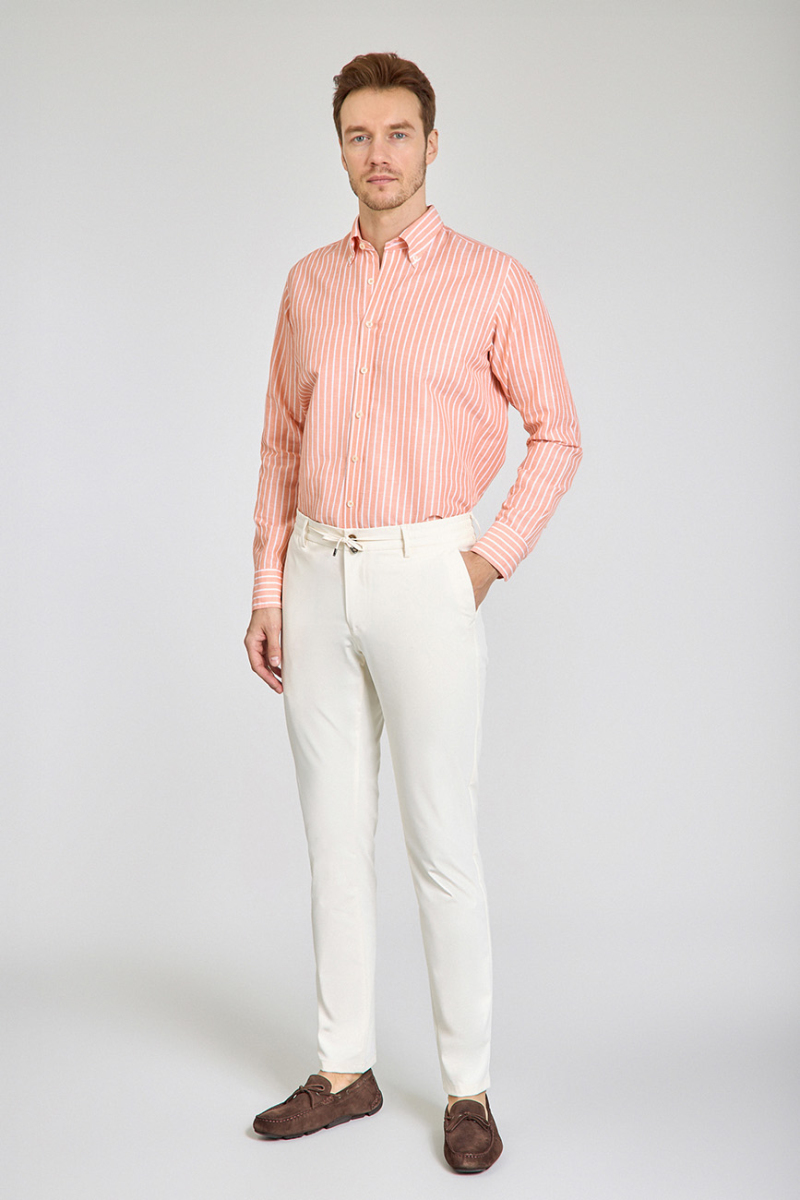 Jogger Cepli Ekru Spor Erkek Pantolon - 1