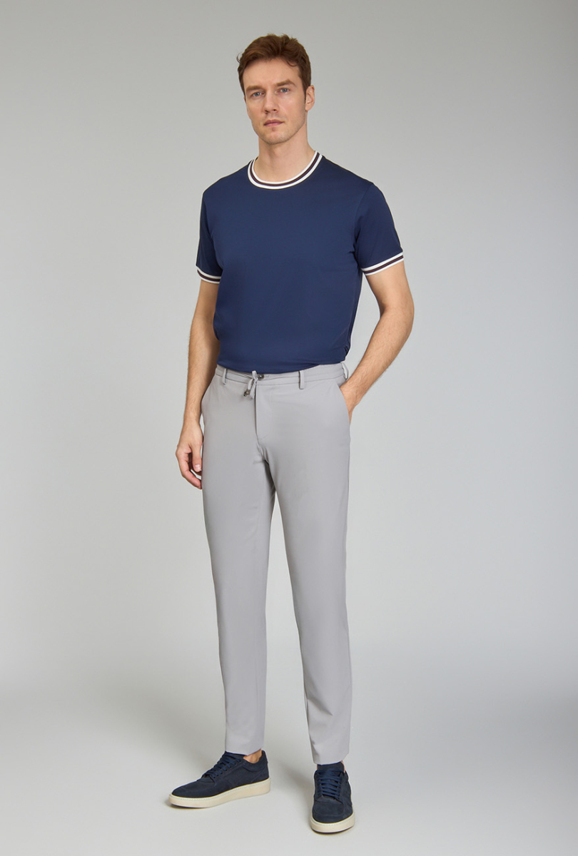 Jogger Cepli Gri Spor Erkek Pantolon - 1