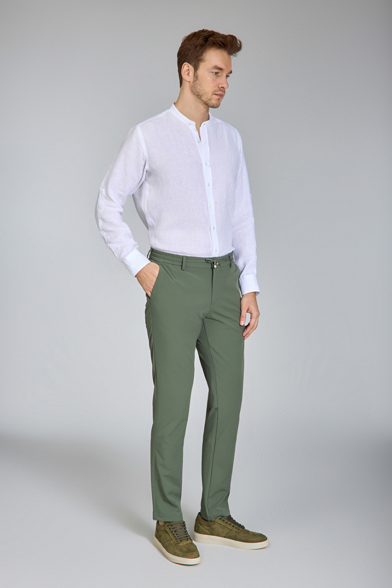 Jogger Cepli Yeşil Spor Erkek Pantolon - 2