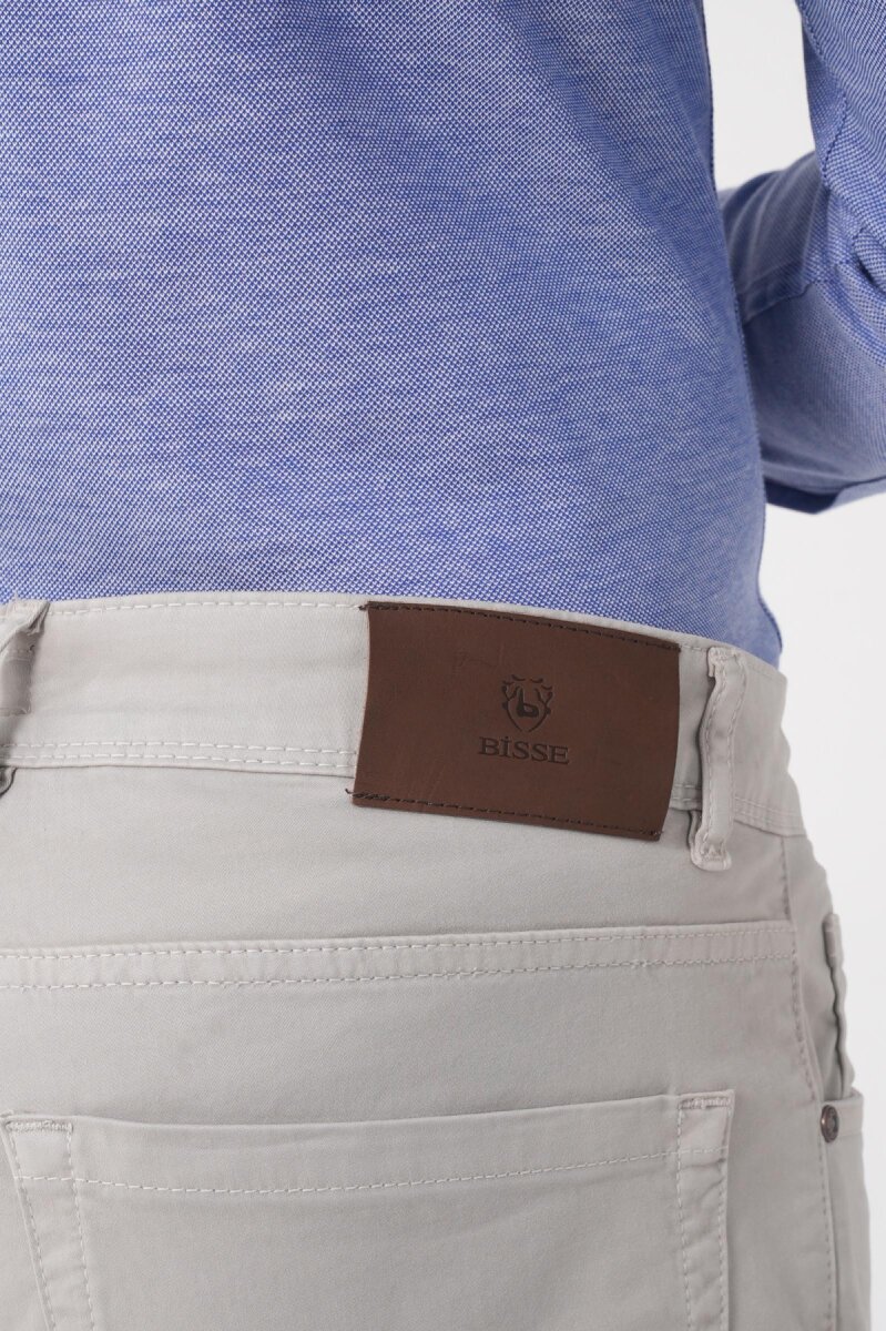 Erkek 5 Cepli Spor Pantolon Taş - 4