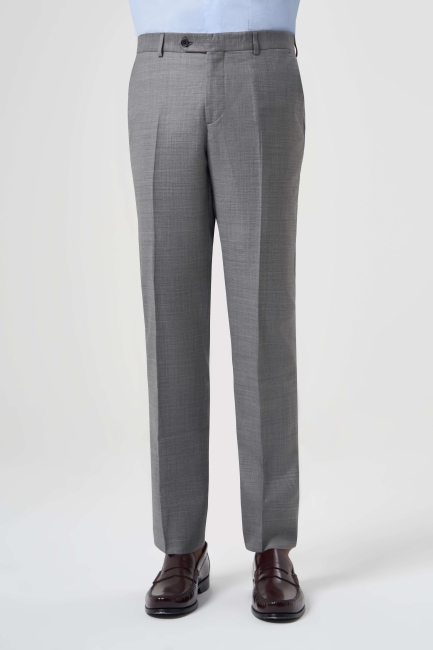 Modern Fit Gri Klasik Erkek Pantolon - 2