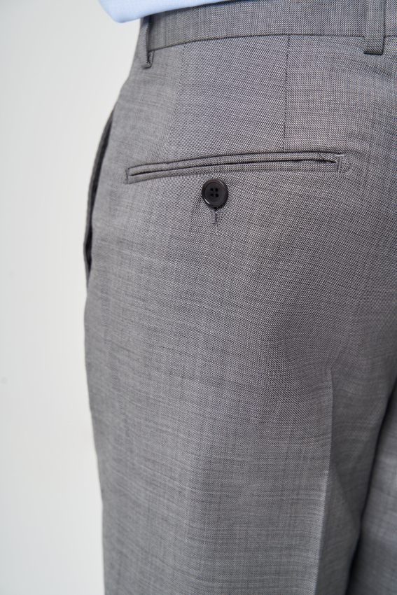 Modern Fit Gri Klasik Erkek Pantolon - 4