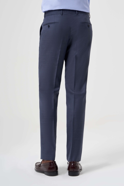 Modern Fit Lacivert Klasik Erkek Pantolon - 3