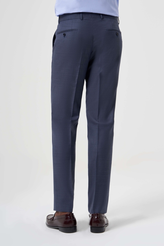 Modern Fit Lacivert Klasik Erkek Pantolon - 3