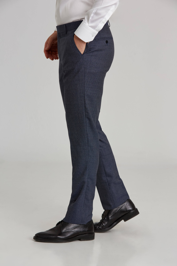 Regular Fit Lacivert Klasik Erkek Pantolon - 3
