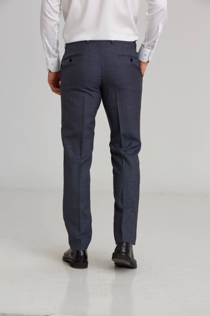 Regular Fit Lacivert Klasik Erkek Pantolon - 2