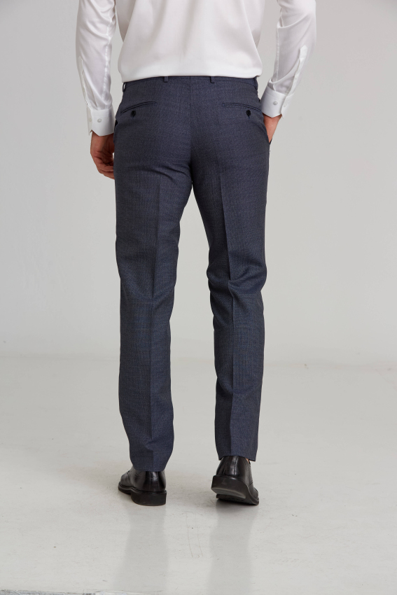 Regular Fit Lacivert Klasik Erkek Pantolon - 2