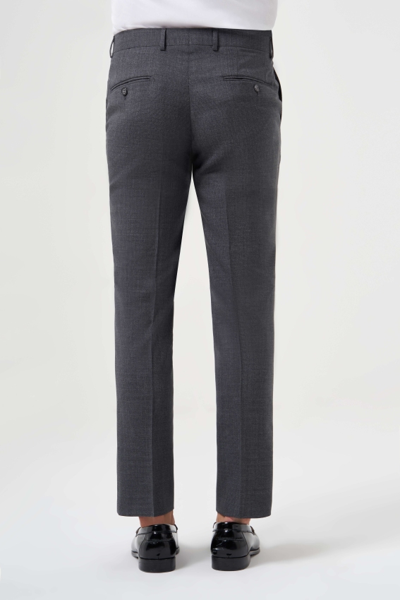 Regular Fit Füme Klasik Erkek Pantolon - 3