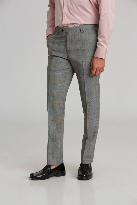 Modern Fit Gri Klasik Erkek Pantolon - 5