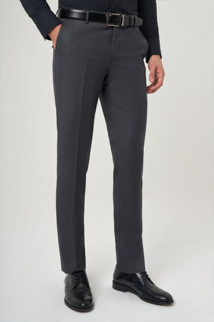 Modern Fit Antrasit Klasik Erkek Pantolon - 1