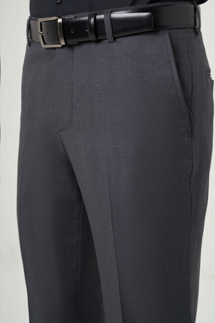 Modern Fit Antrasit Klasik Erkek Pantolon - 4