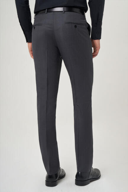 Modern Fit Antrasit Klasik Erkek Pantolon - 2