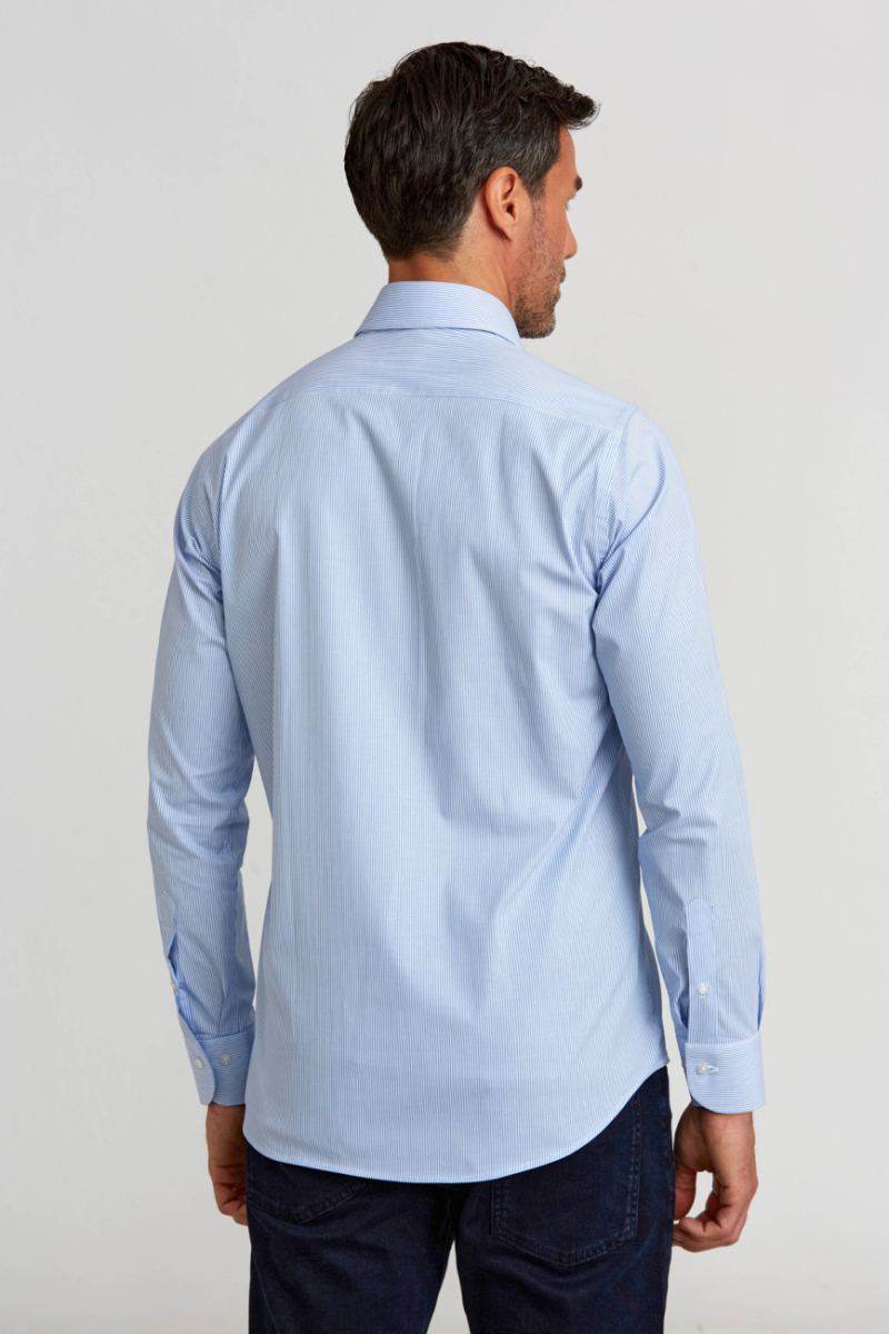 Regular Fit Klasik Mavi Erkek Gömlek (1)