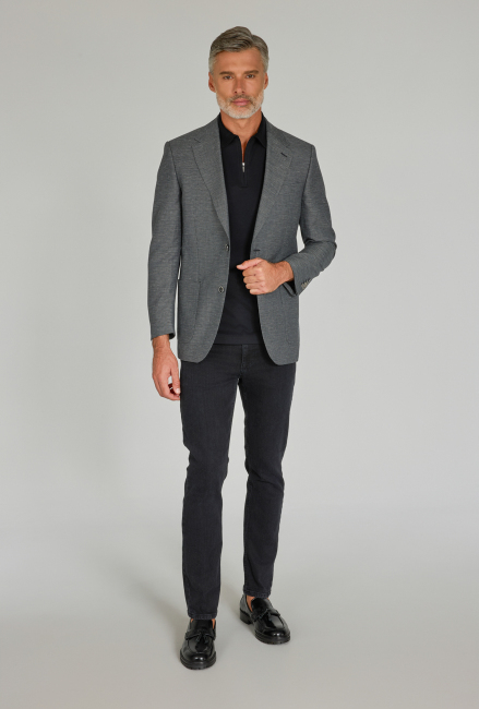 REGULAR FİT TORBA CEP CEKET Sıyah - 
