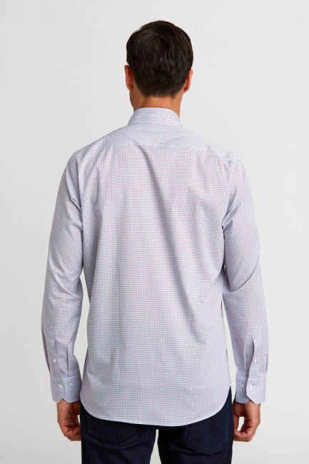 Regular Fit Turkuaz Basic Erkek Gömlek - 2