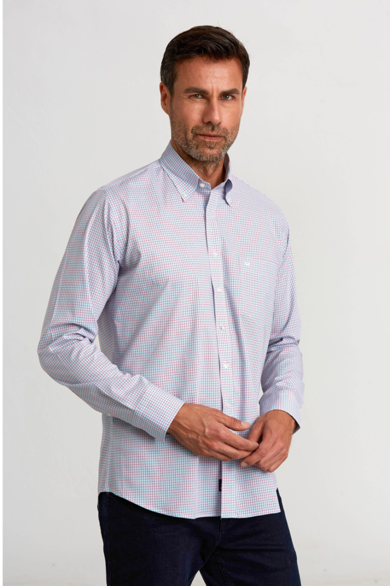 Regular Fit Turkuaz Basic Erkek Gömlek