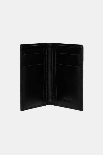 Siyah Desenli Gerçek Deri Erkek Cüzdan (1)