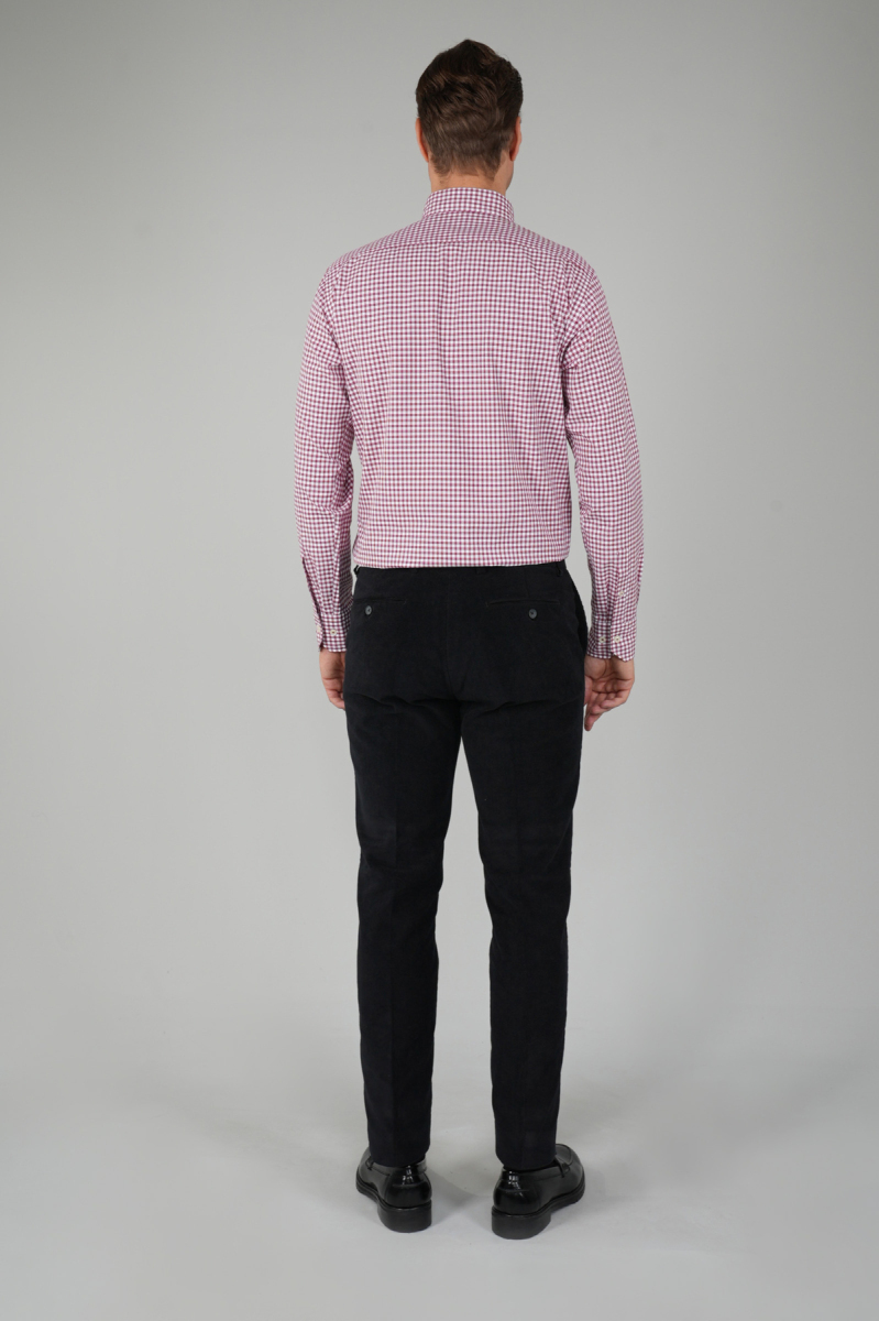 Siyah Kadife 4 Cepli Spor Erkek Pantolon (1)