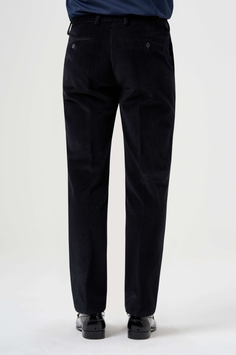 Siyah Kadife Spor Erkek Pantolon (1)