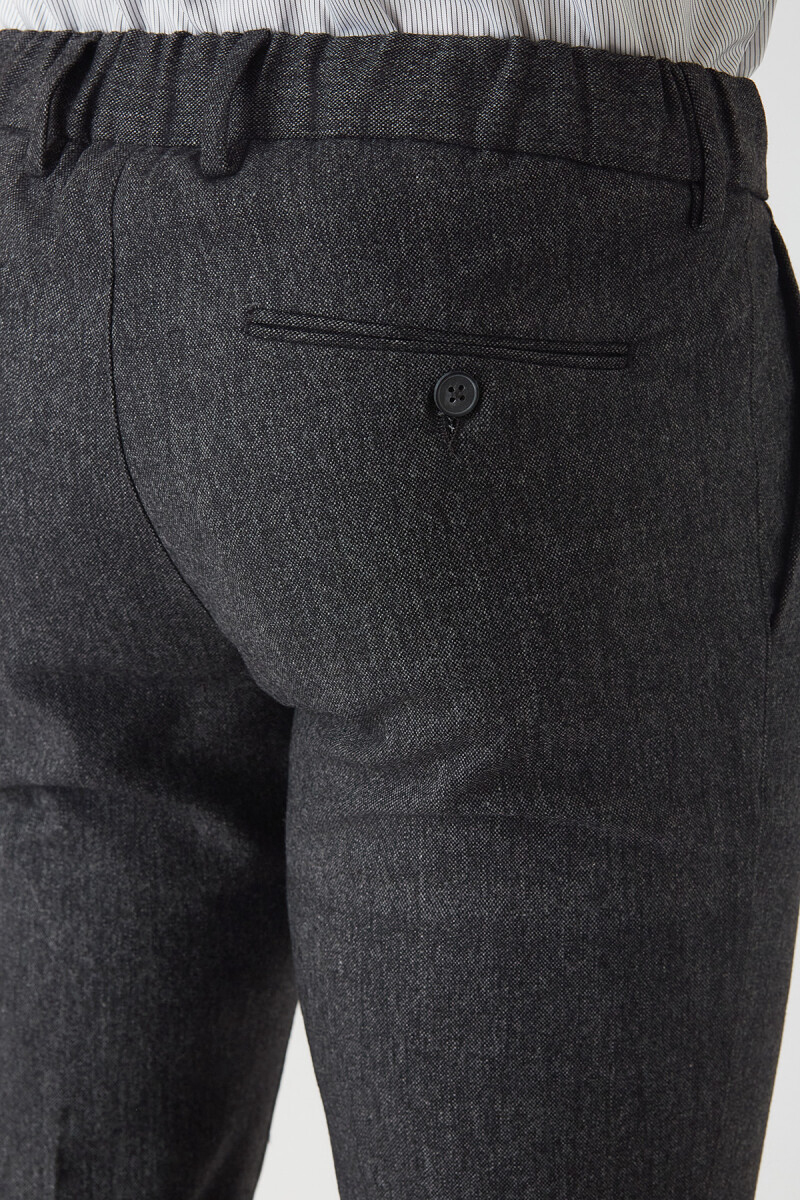 Siyah Lastikli 4 Cepli Spor Erkek Pantolon - 3