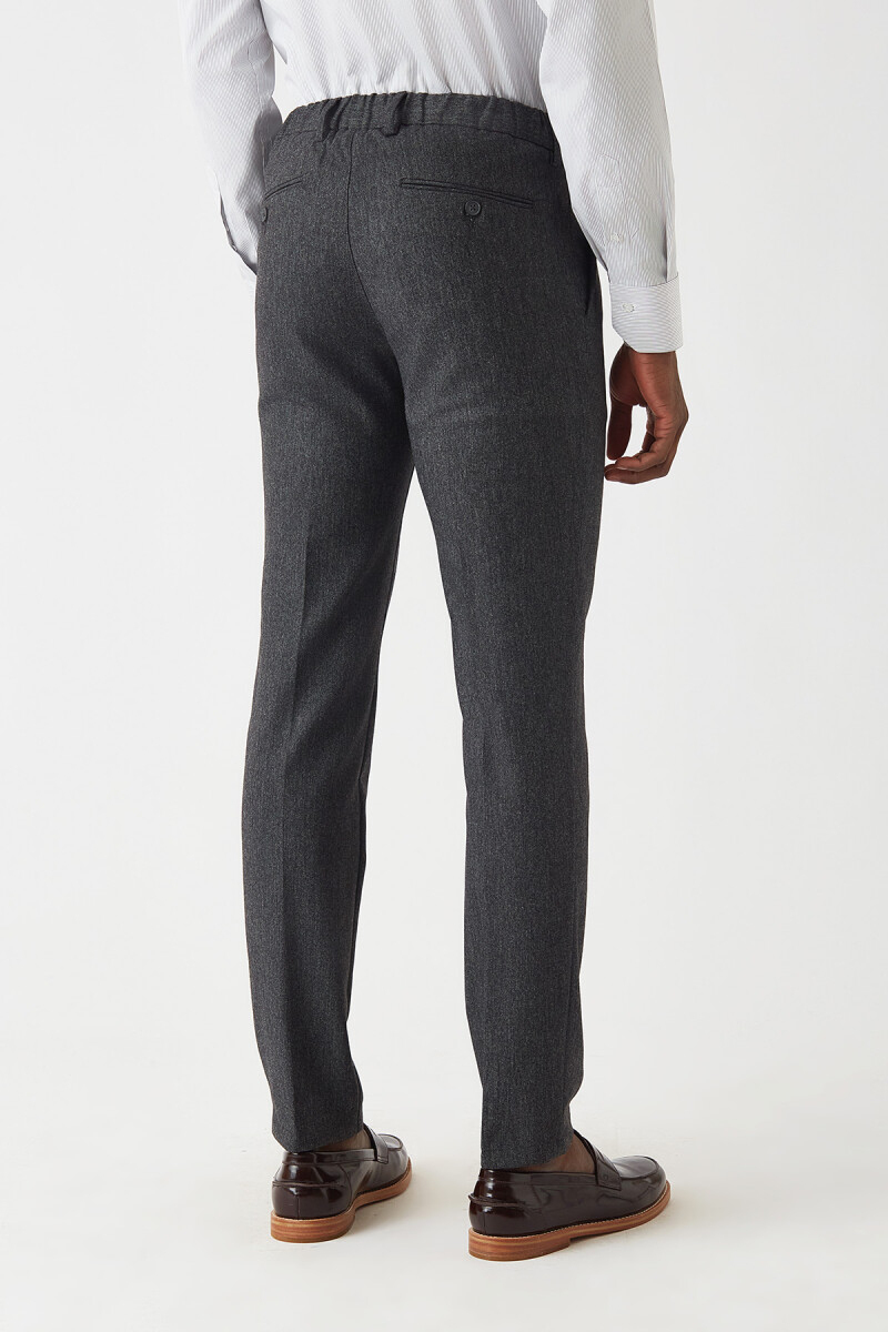 Siyah Lastikli 4 Cepli Spor Erkek Pantolon (1)