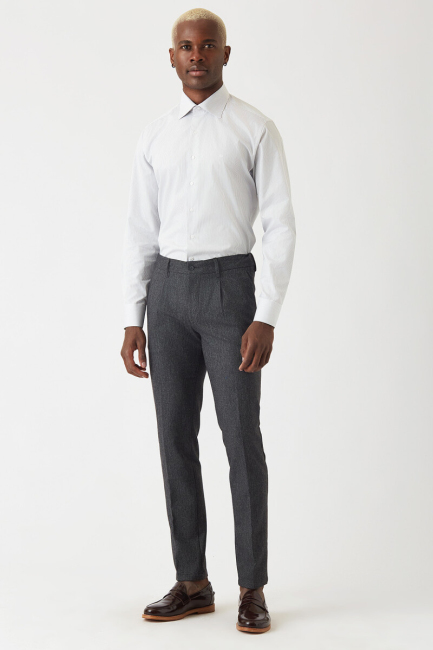 Siyah Lastikli 4 Cepli Spor Erkek Pantolon - 4