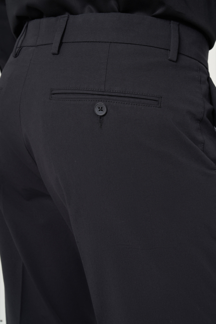 Siyah Pamuk 4 Cepli Spor Erkek Pantolon - 4