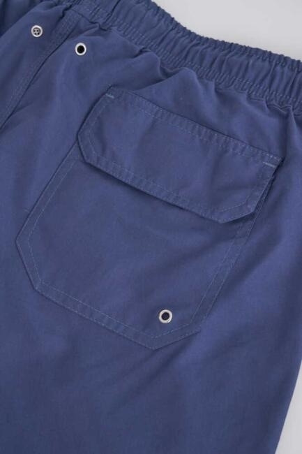 Slim Fit Lacivert Erkek Deniz Şort - 2