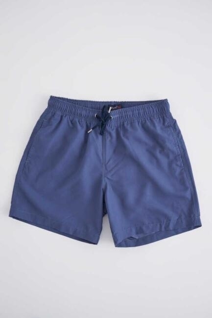 Slim Fit Lacivert Erkek Deniz Şort 