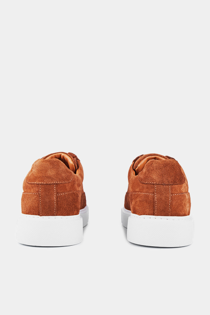 Taba Süet Bağcıklı Erkek Sneaker - 3