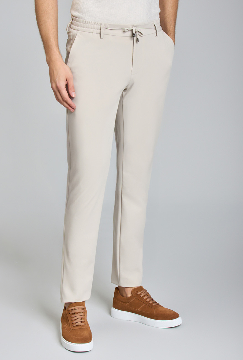 Taş Jogger Cepli Rahat Bağcıklı Spor Erkek Pantolon - 5