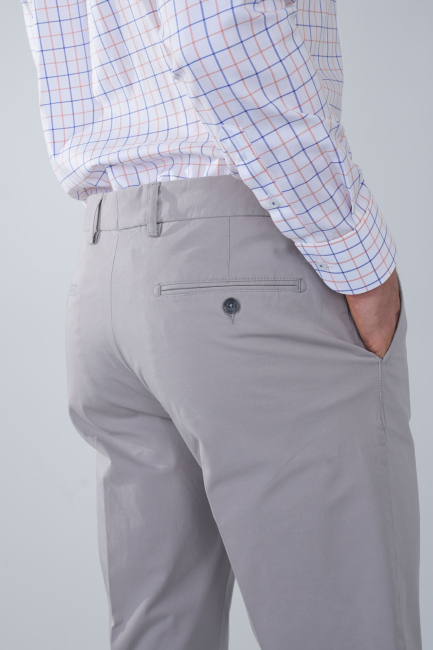 Taş Pamuk 4 Cepli Pilesiz Erkek Pantolon - 3