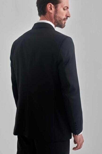 Bisse Men’s Classic Fit 4 Drop Double-Slit Suit BLACK. 2 Bisse Men’s Classic Fit 4 Drop Double-Slit Suit BLACK. 2