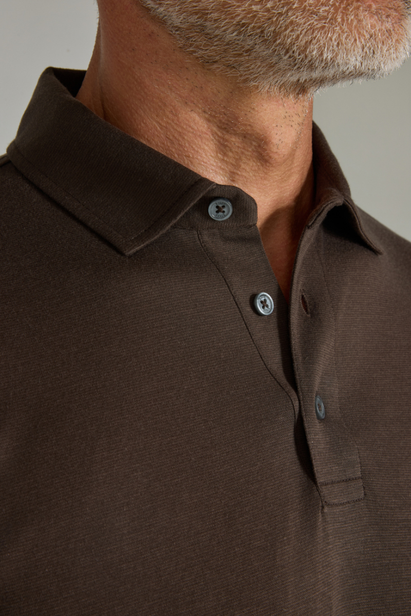 Polo Yaka Kahve Erkek Tshirt - 5