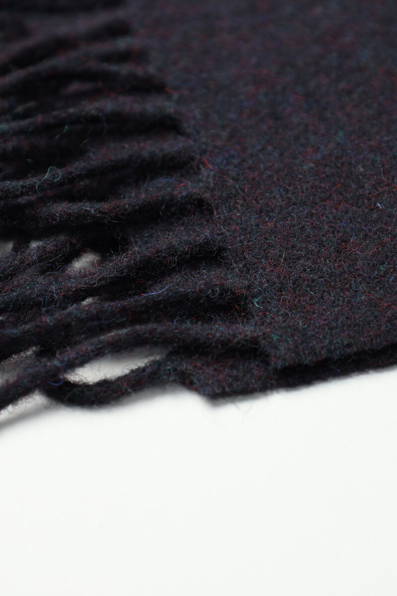 Yün Erkek Kaşkol Siyah - 3